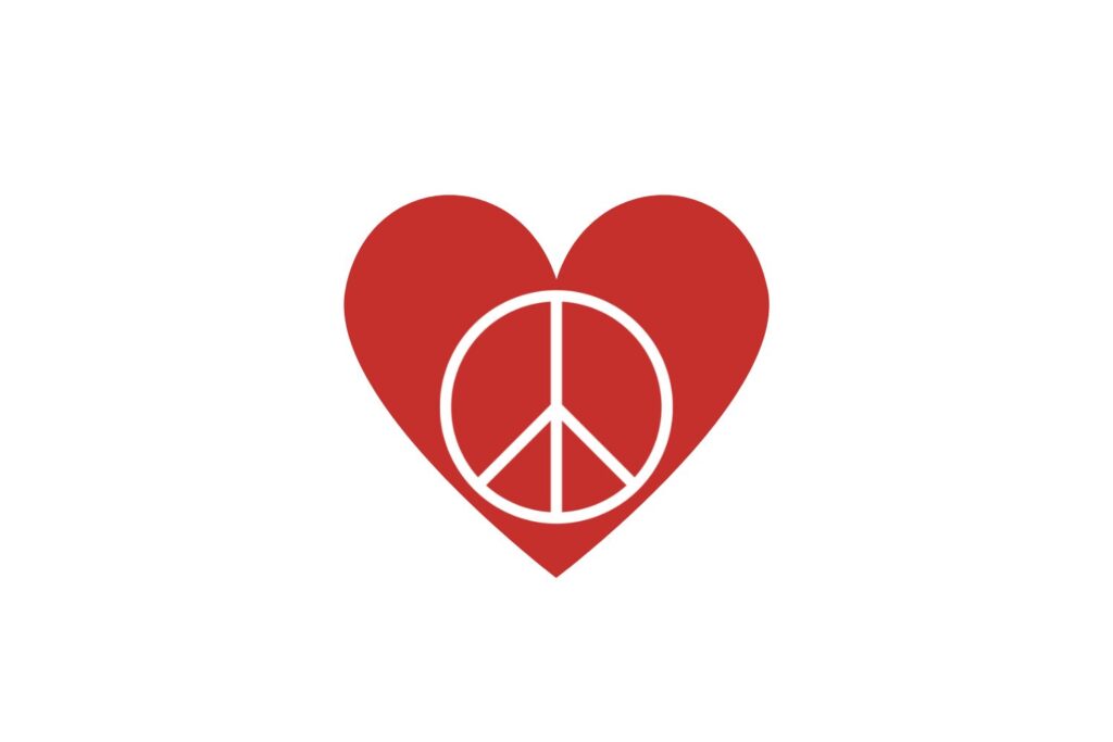 Peace Love SVG Free Download